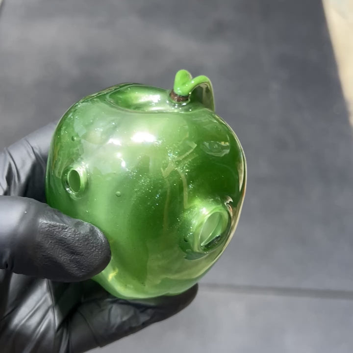 Green Poison Apple Pipe Glass Pipe Samson Glass