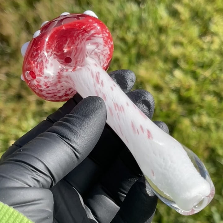 Magical Mushroom Spoon Glass Pipe Beezy Glass