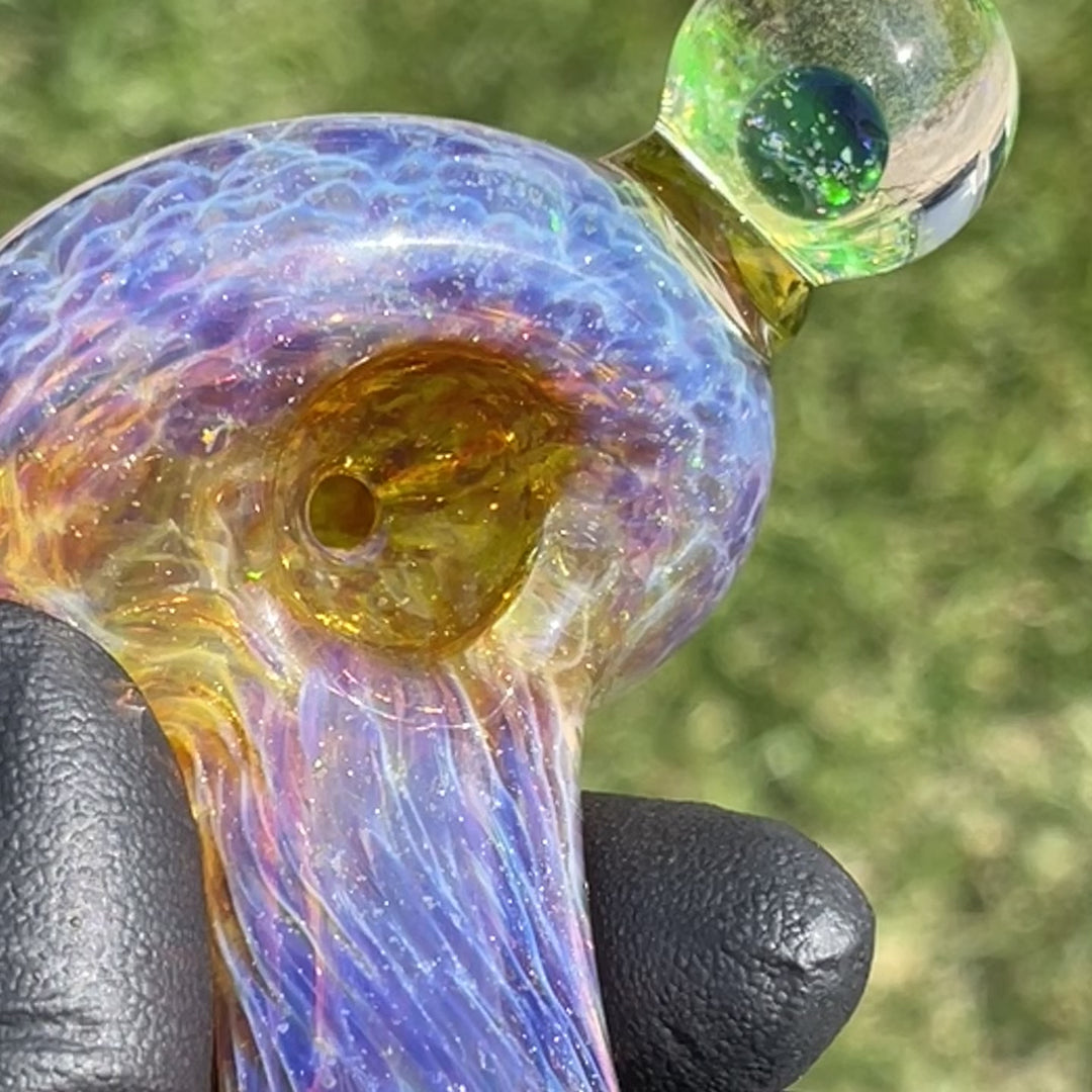 Purple Nebula Large Ion Black Opal Pipe