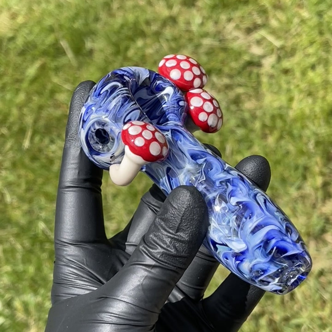 Mushroom Glass Pipe Combo