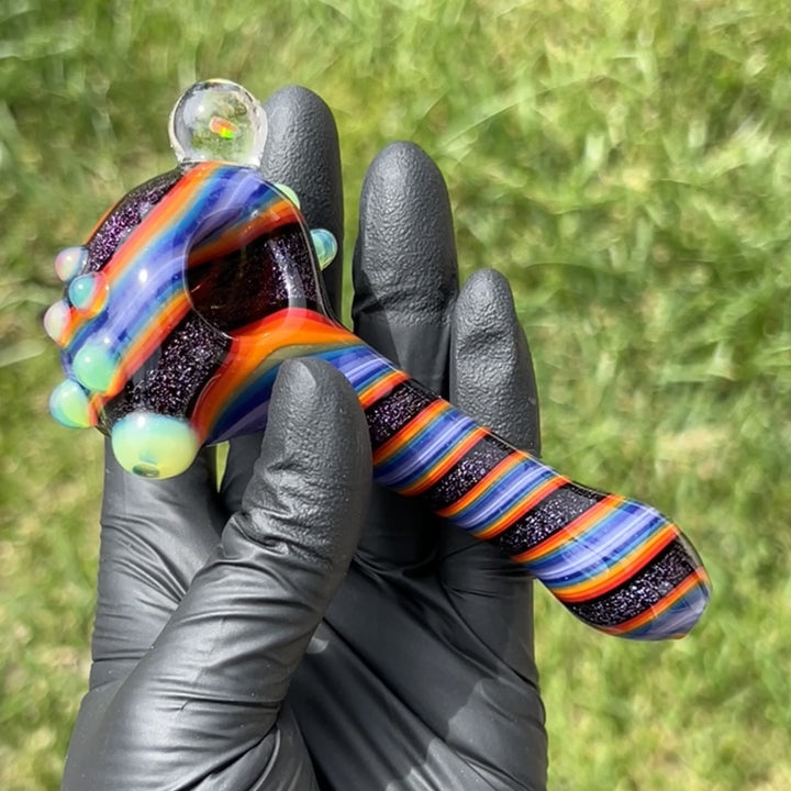 Dichro Opal Marble Pipe