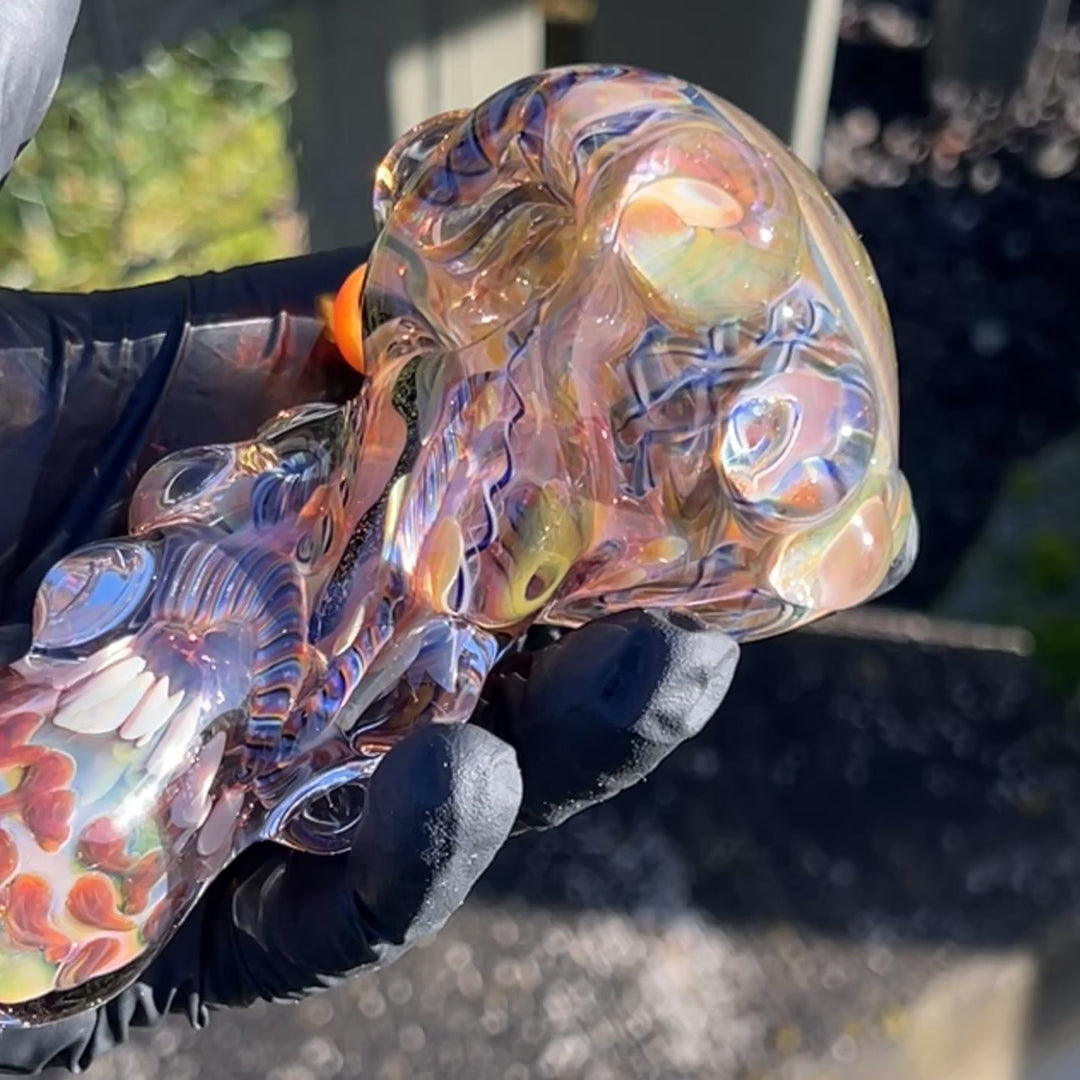 Molten Thick and Twisted Pipe Glass Pipe Molten Imagination