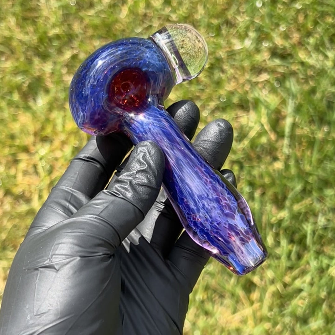 Purple Plasma Pipe with Huge Opal Coin + Case Combo