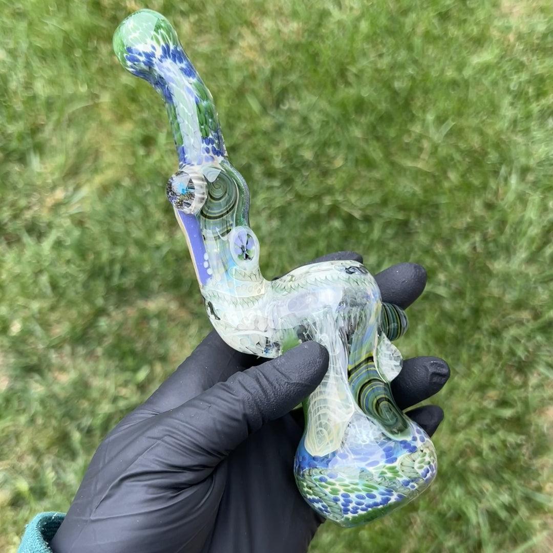 Glass Berry Cupcake Sherlock Bubbler