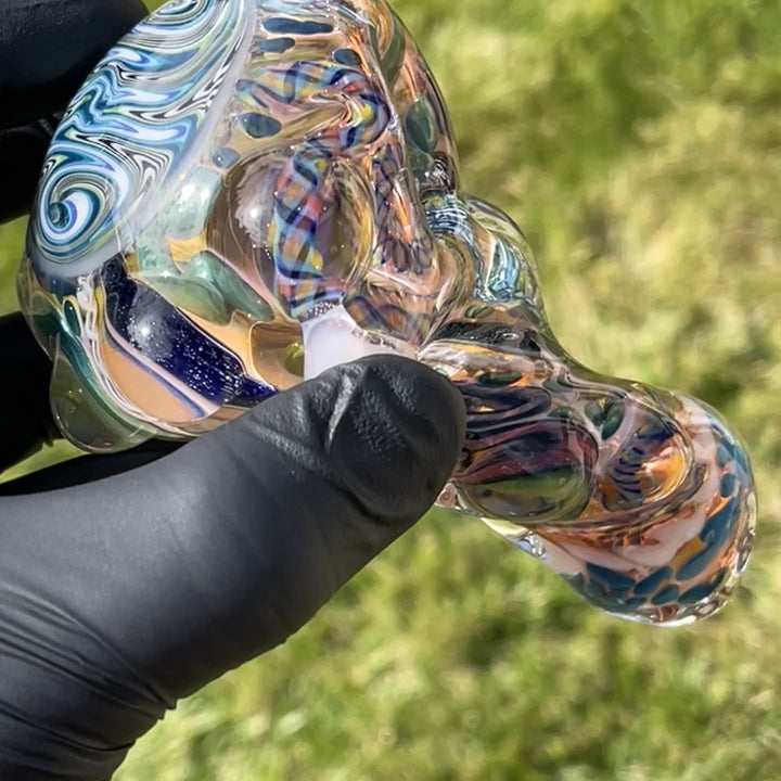 Molten Thick and Twisted Pipe Glass Pipe Molten Imagination