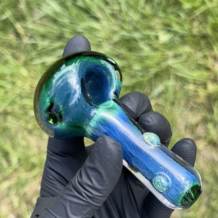 Thick Exp Green Pipe Glass Pipe Chuck Glass