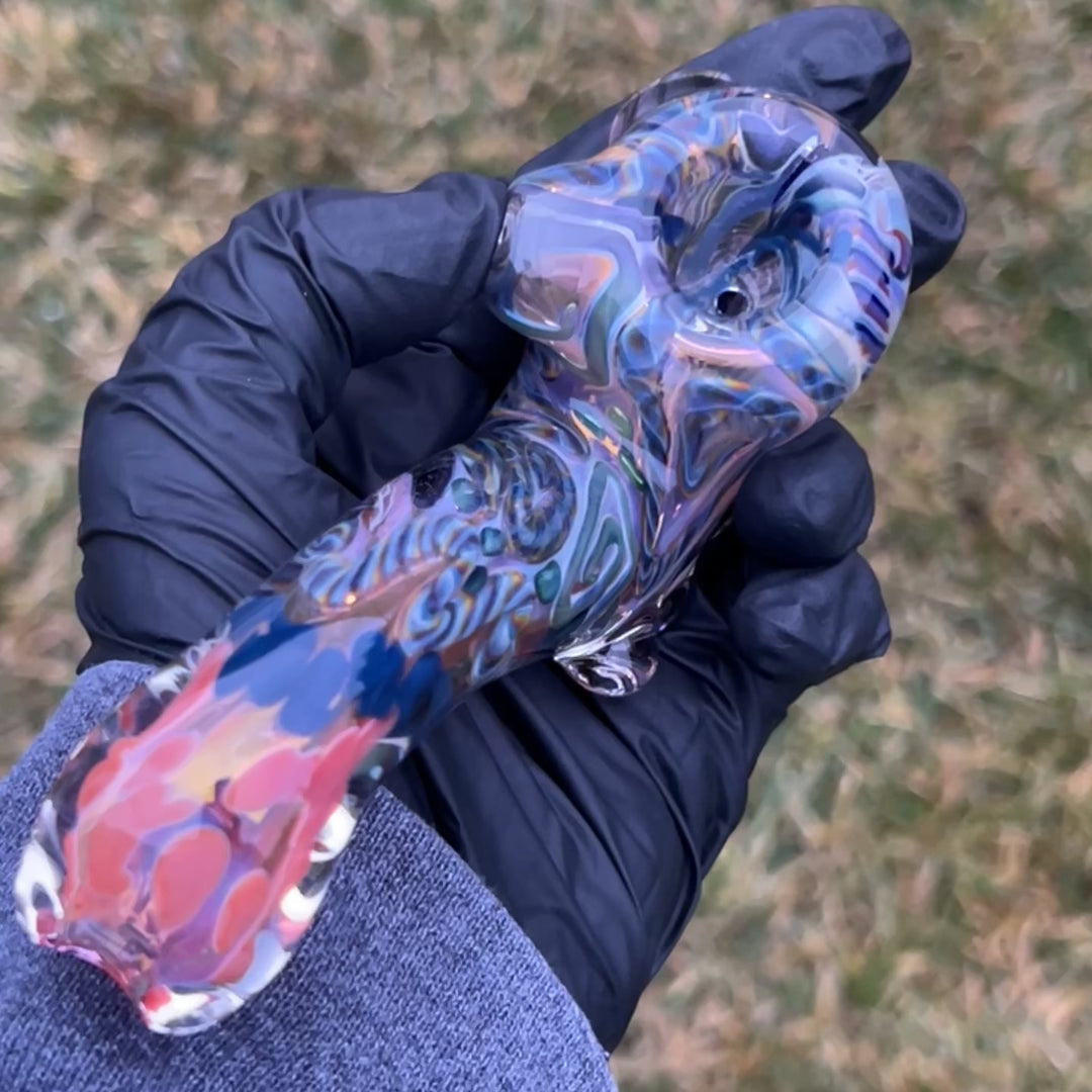 Molten Chaos Inside Out Sherlock Glass Pipe Molten Imagination