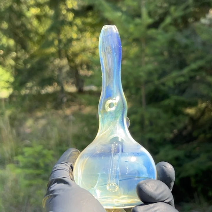 5" Silver Fumed Mini Bong