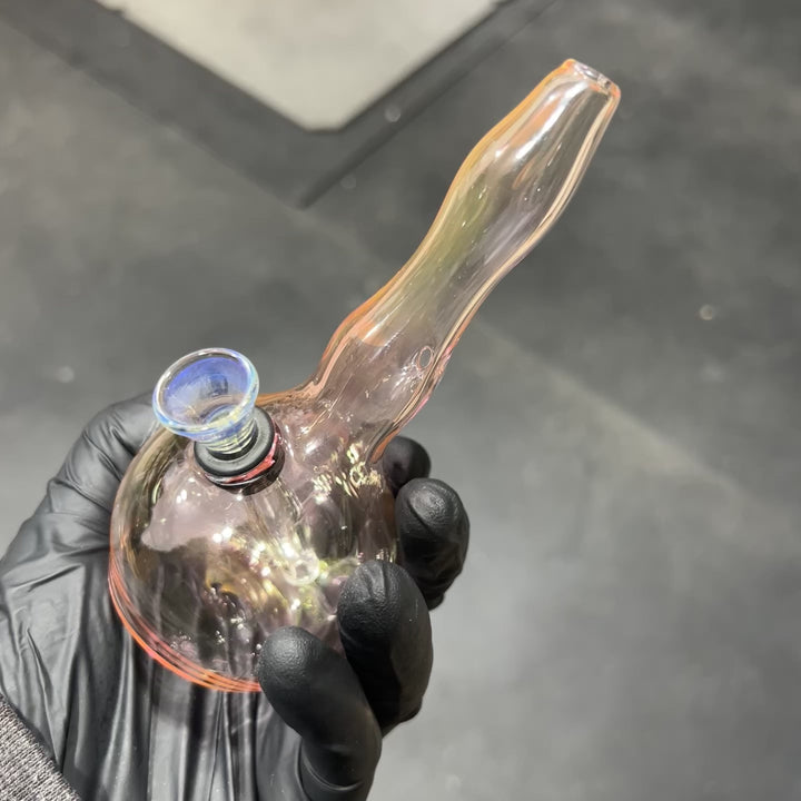 5" Gold Fumed Mini Bong Glass Pipe Mary Jane's Glass