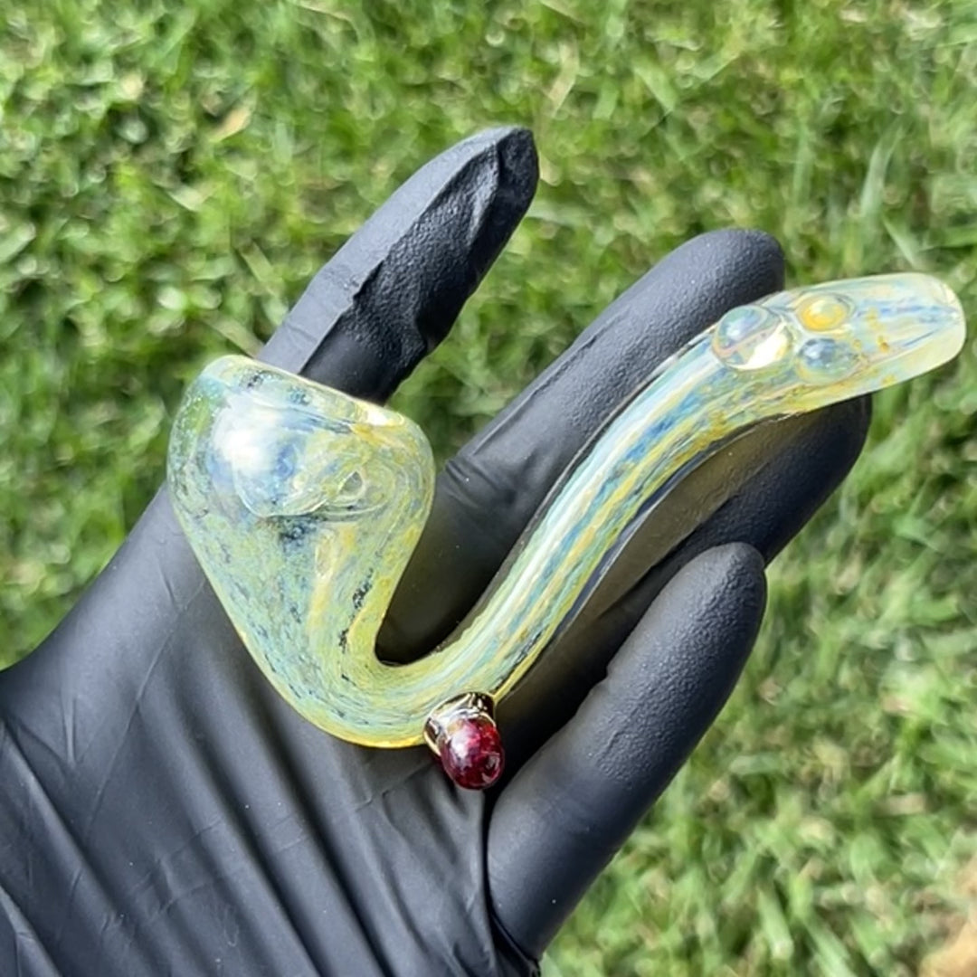 Fumed Swoop Sherlock Glass Pipe Orosboro Glass