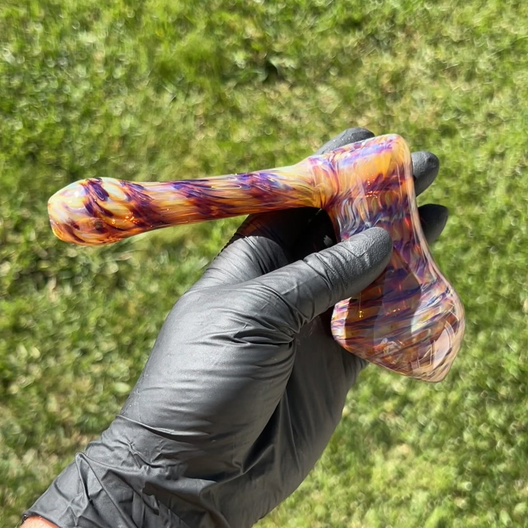 Multi-Color Hammer Bubbler Glass Pipe Jedi Glassworks