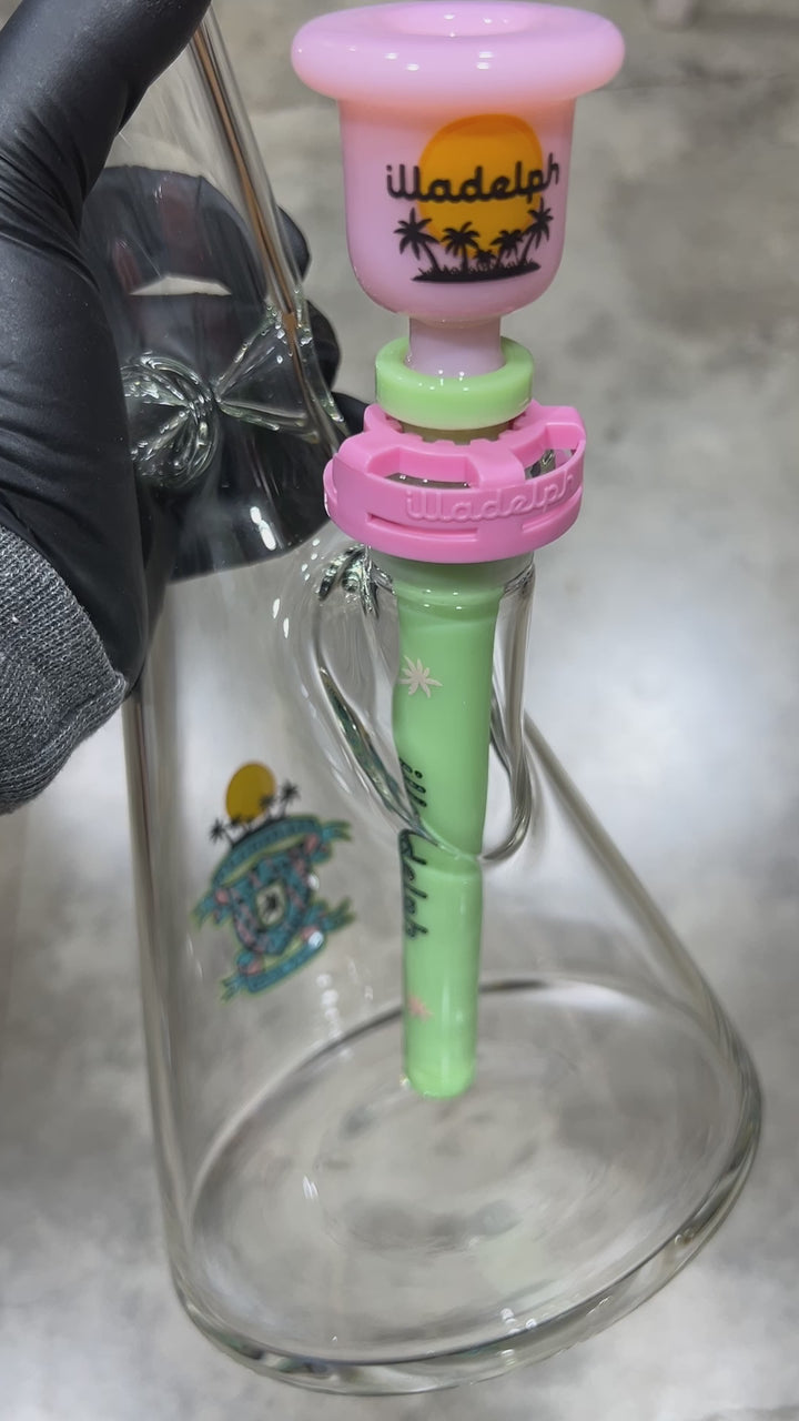 Illadelph South Beach Beaker Glass Pipe Illadelph Glass