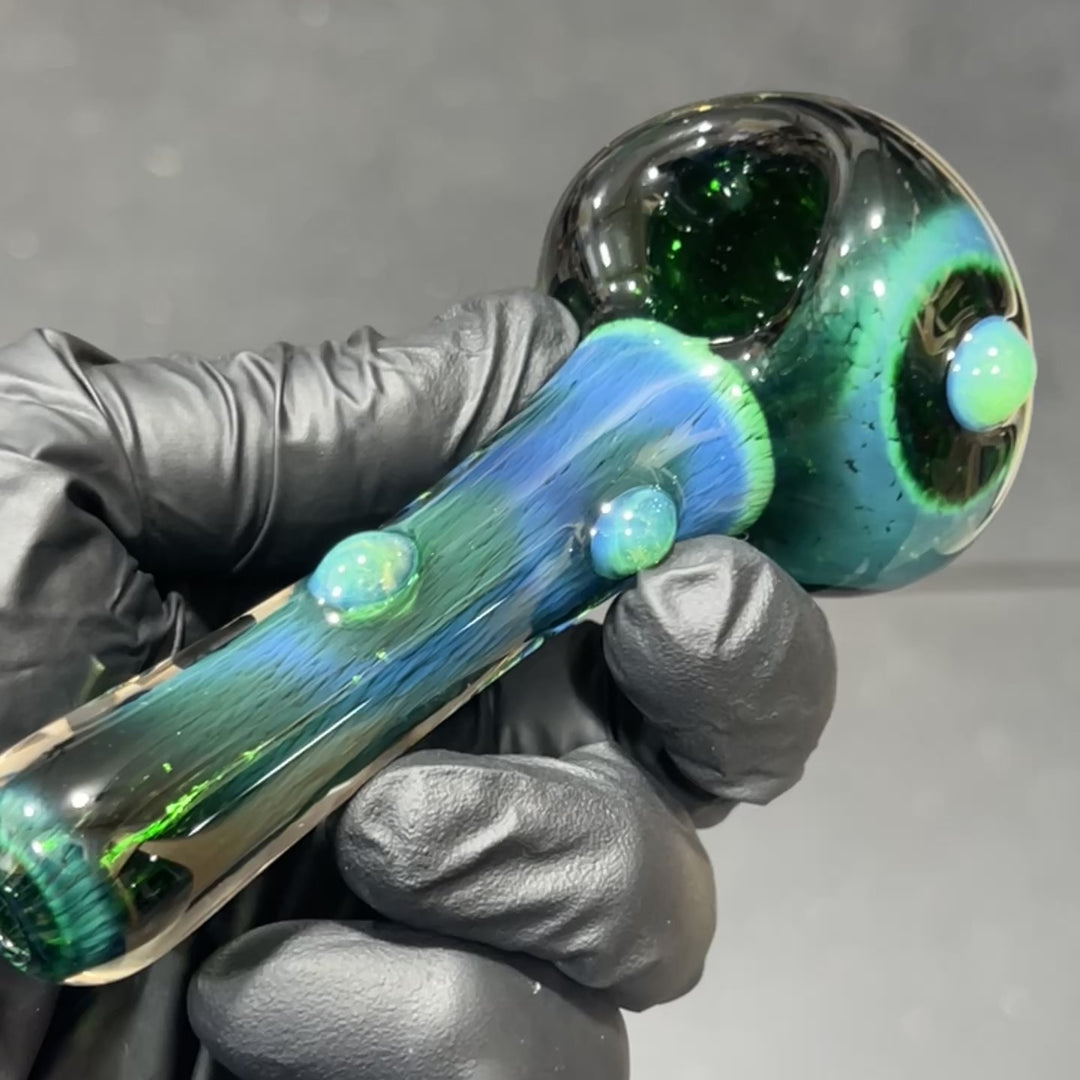 Thick Exp Green Pipe Glass Pipe Chuck Glass