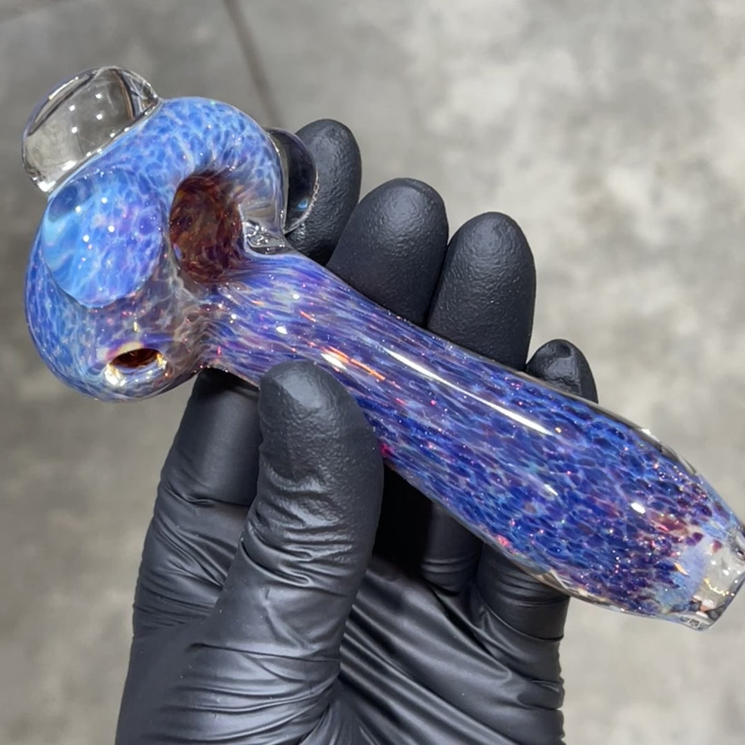 Purple Nebula Star Dust Pipe Glass Pipe Tako Glass