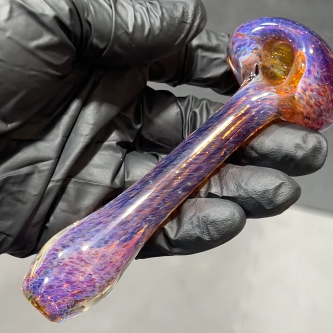 Purple Frit Pipe Glass Pipe Beezy Glass