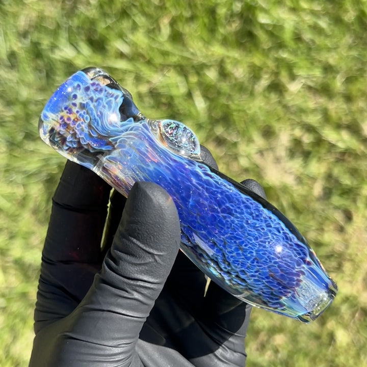 Purple Nebula Crushed Opal Chillum