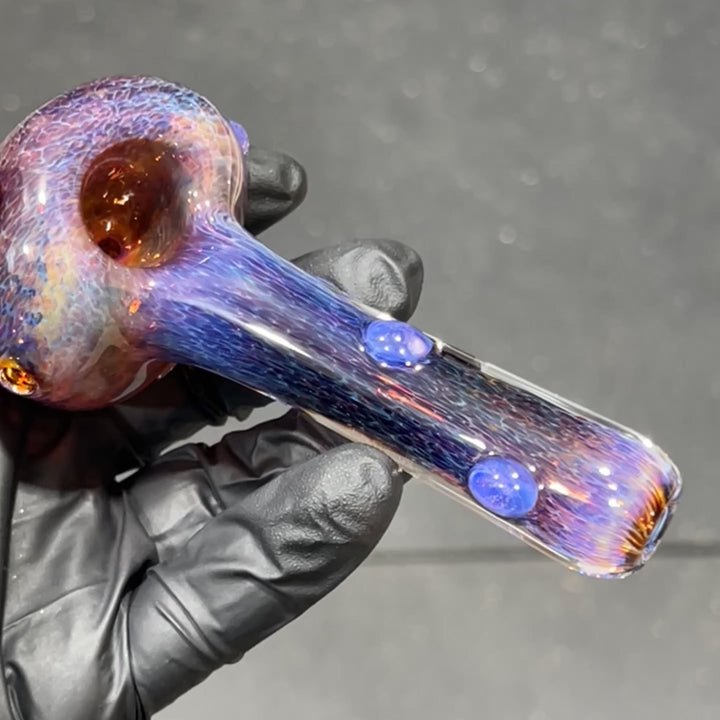 Thick Purple Pipe Glass Pipe Chuck Glass