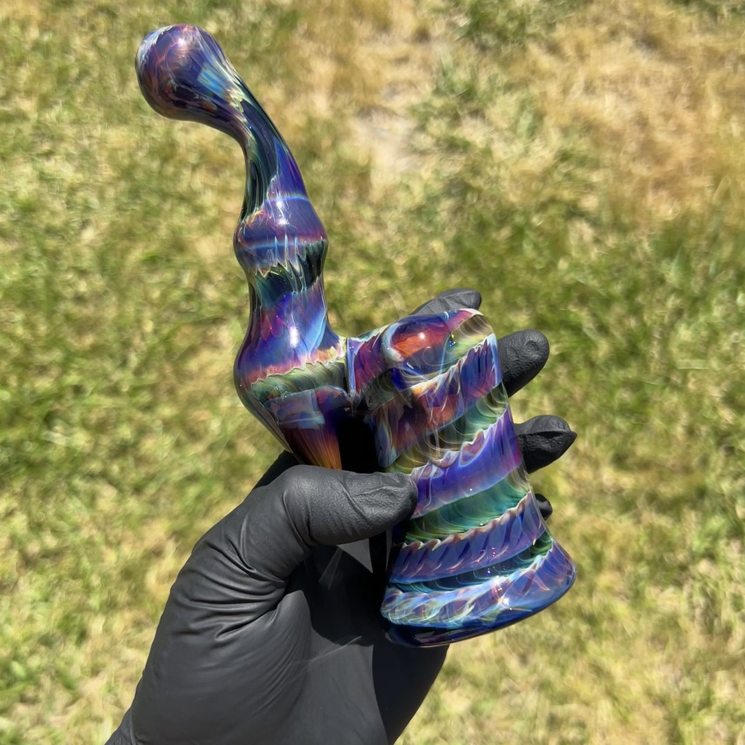 Purple Tie Dye Sherlock Bubbler