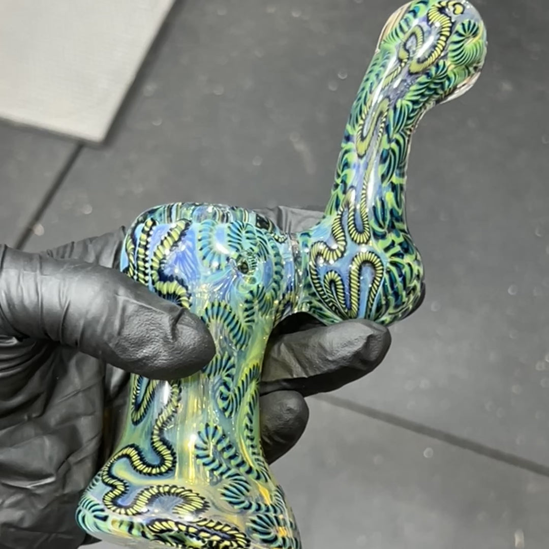 Sherlock Bubbler Glass Pipe Tiny Mike