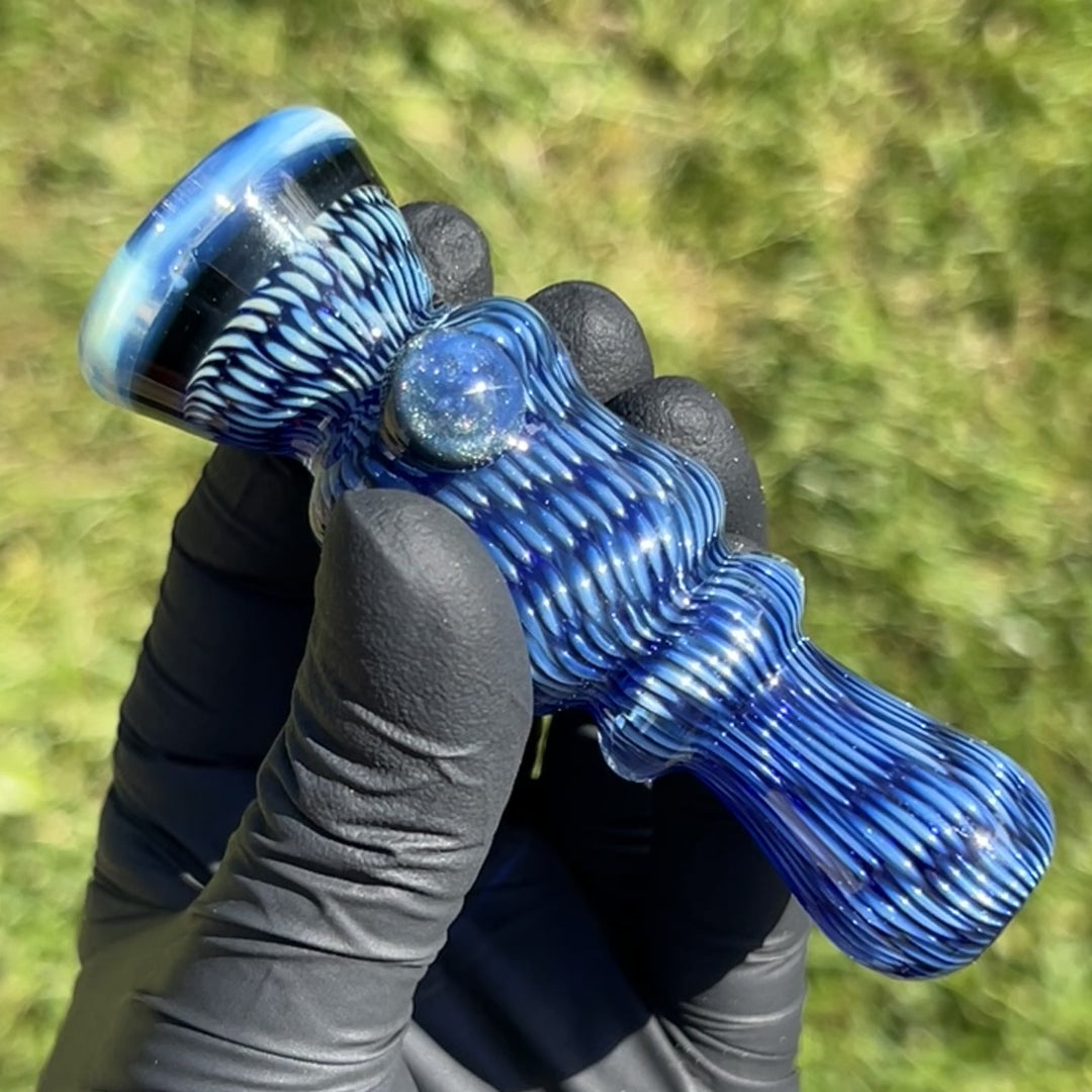 Snakeskin Bat Large Glass Pipe Firekist Glass