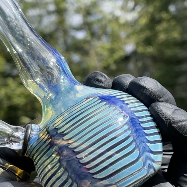 5" Silver Fumed Mini Bong