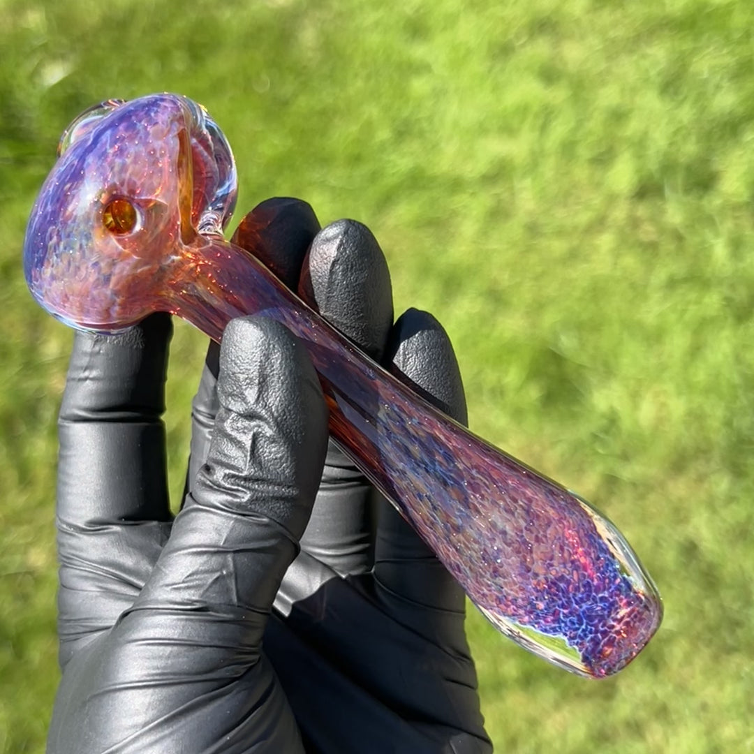 Mushroom Purple Magic Pipe Glass Pipe Beezy Glass