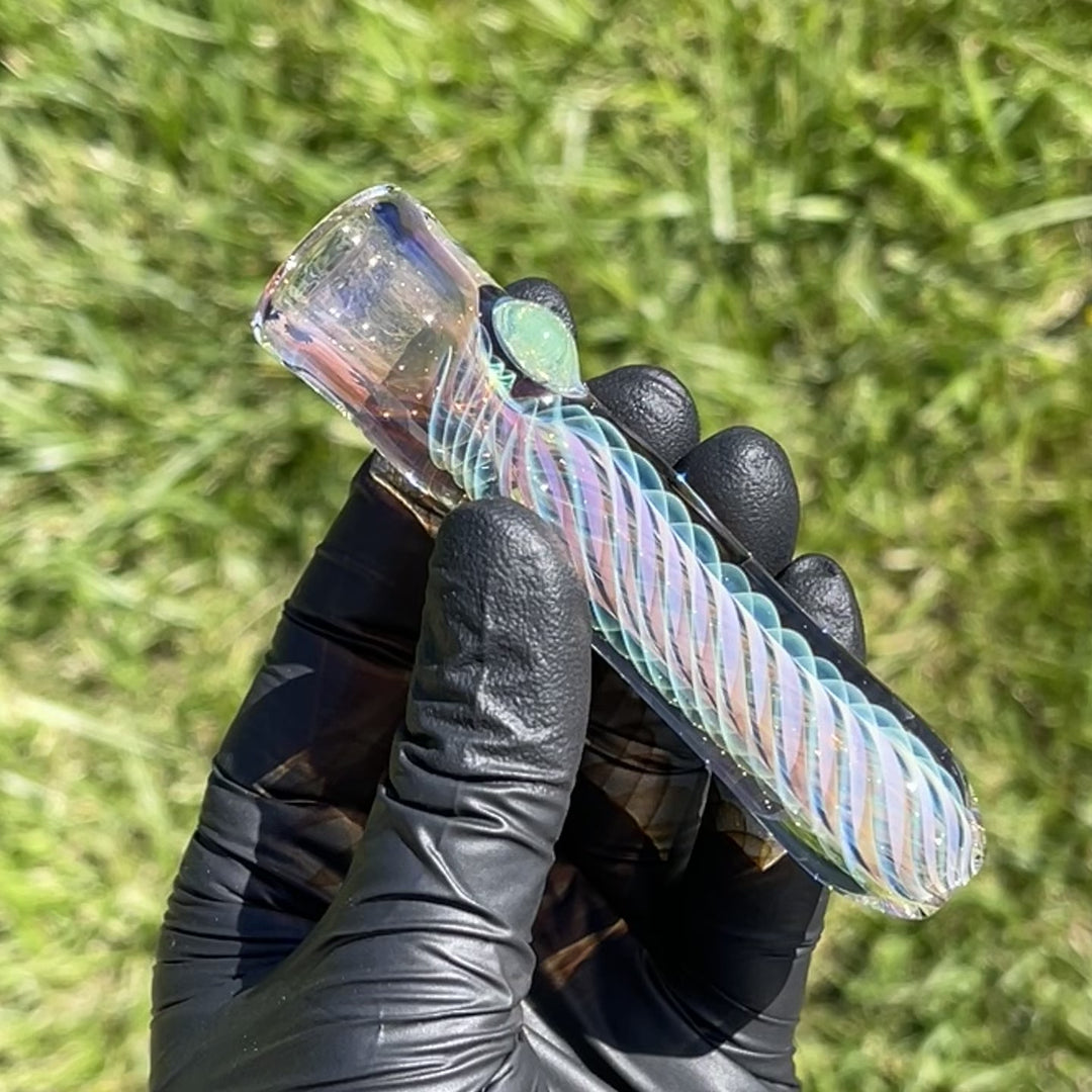 Thick Fume Chillum Glass Pipe Chuck Glass