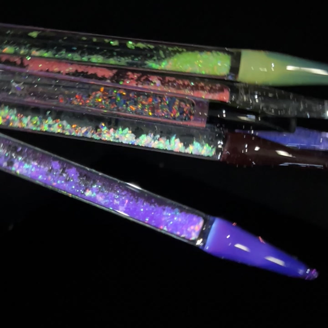 Chisel Tip Opal Glitter Dabbers Accessory Beezy Glass