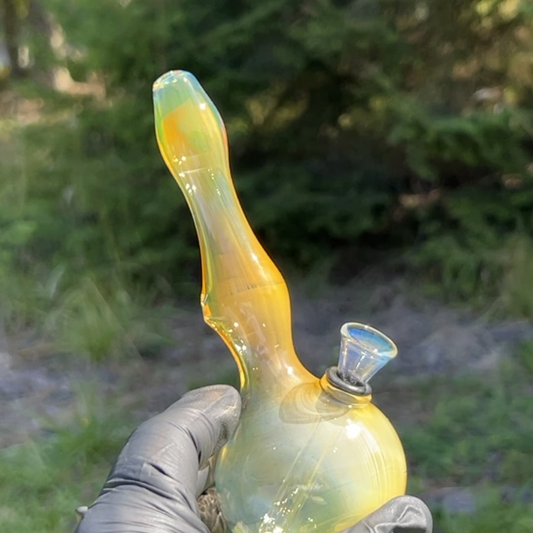 5" Silver Fumed Mini Bong