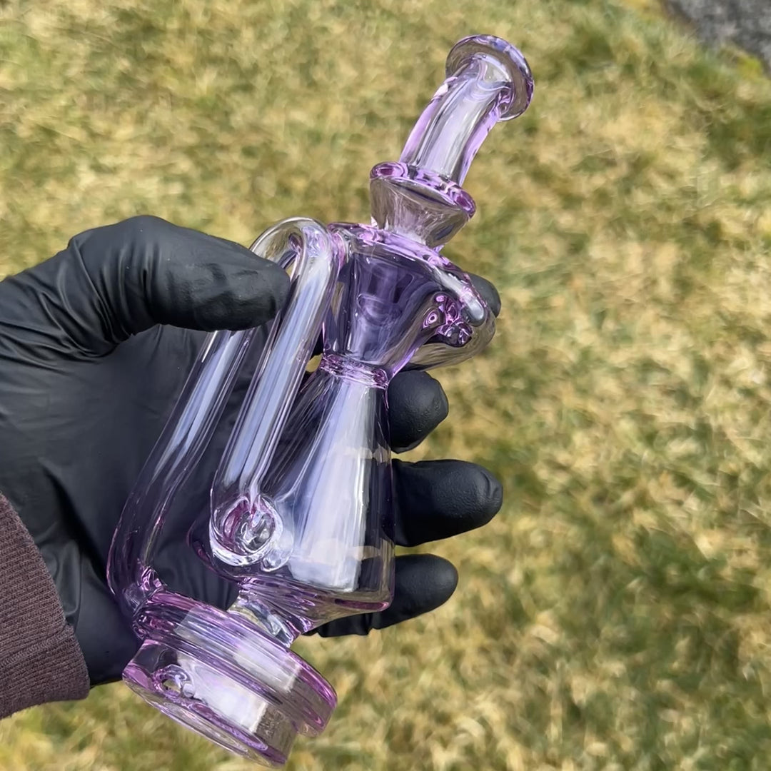 Puffco Peak Purple Recycler Attachment Glass Pipe TG