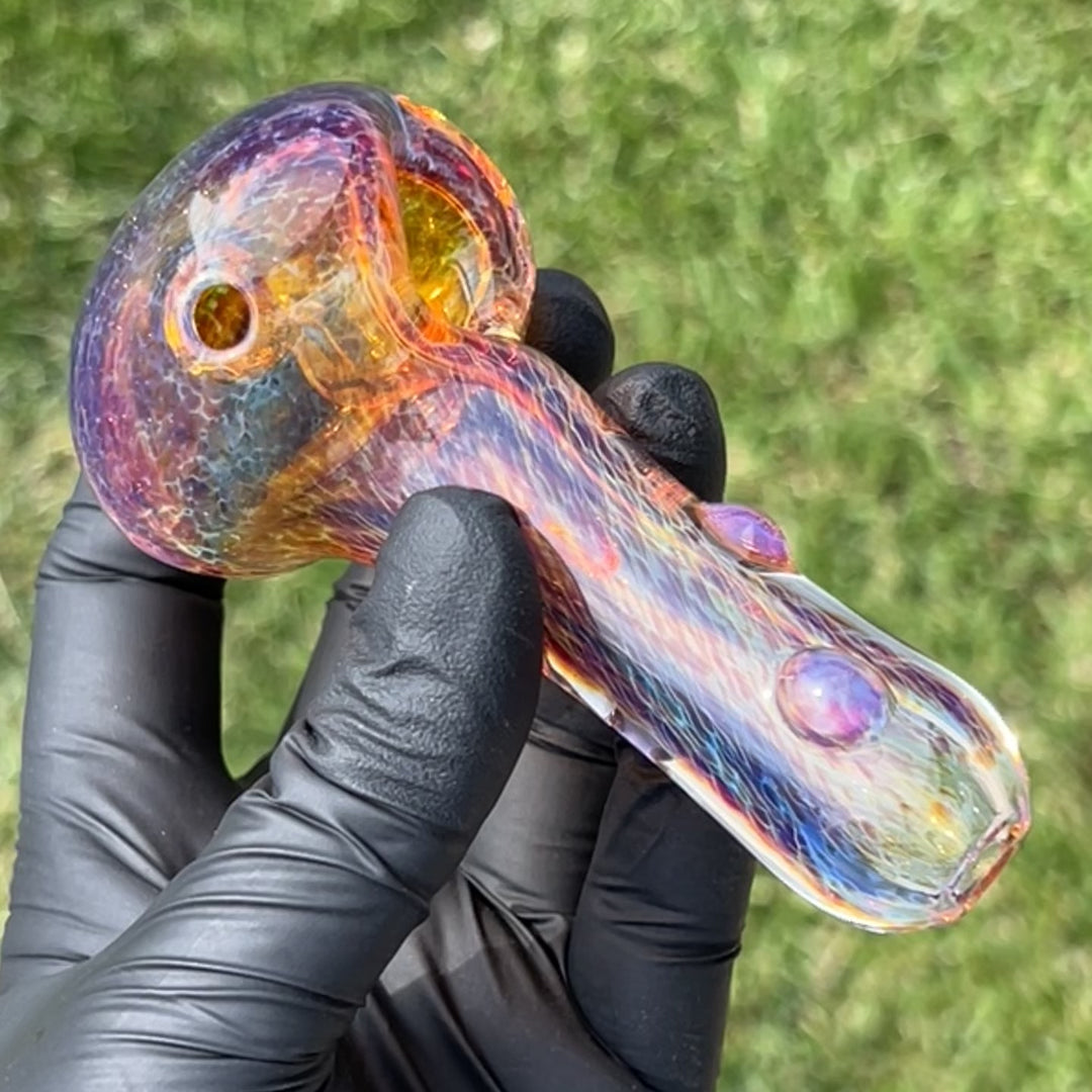 Thick Purple Pipe Glass Pipe Chuck Glass