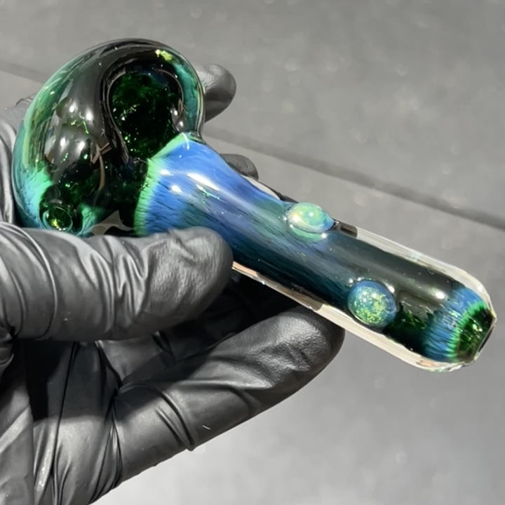 Thick Exp Green Pipe Glass Pipe Chuck Glass