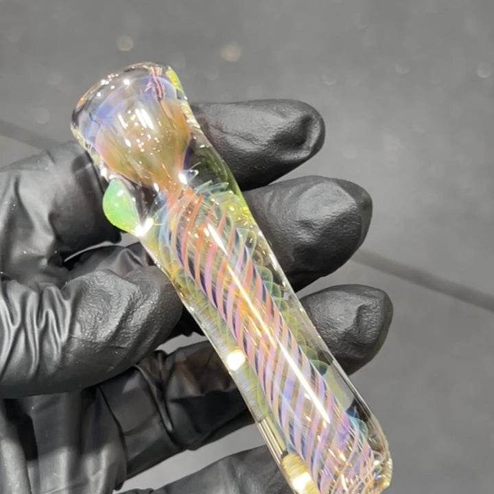 Thick Fume Chillum + Case Combo Glass Pipe Chuck Glass