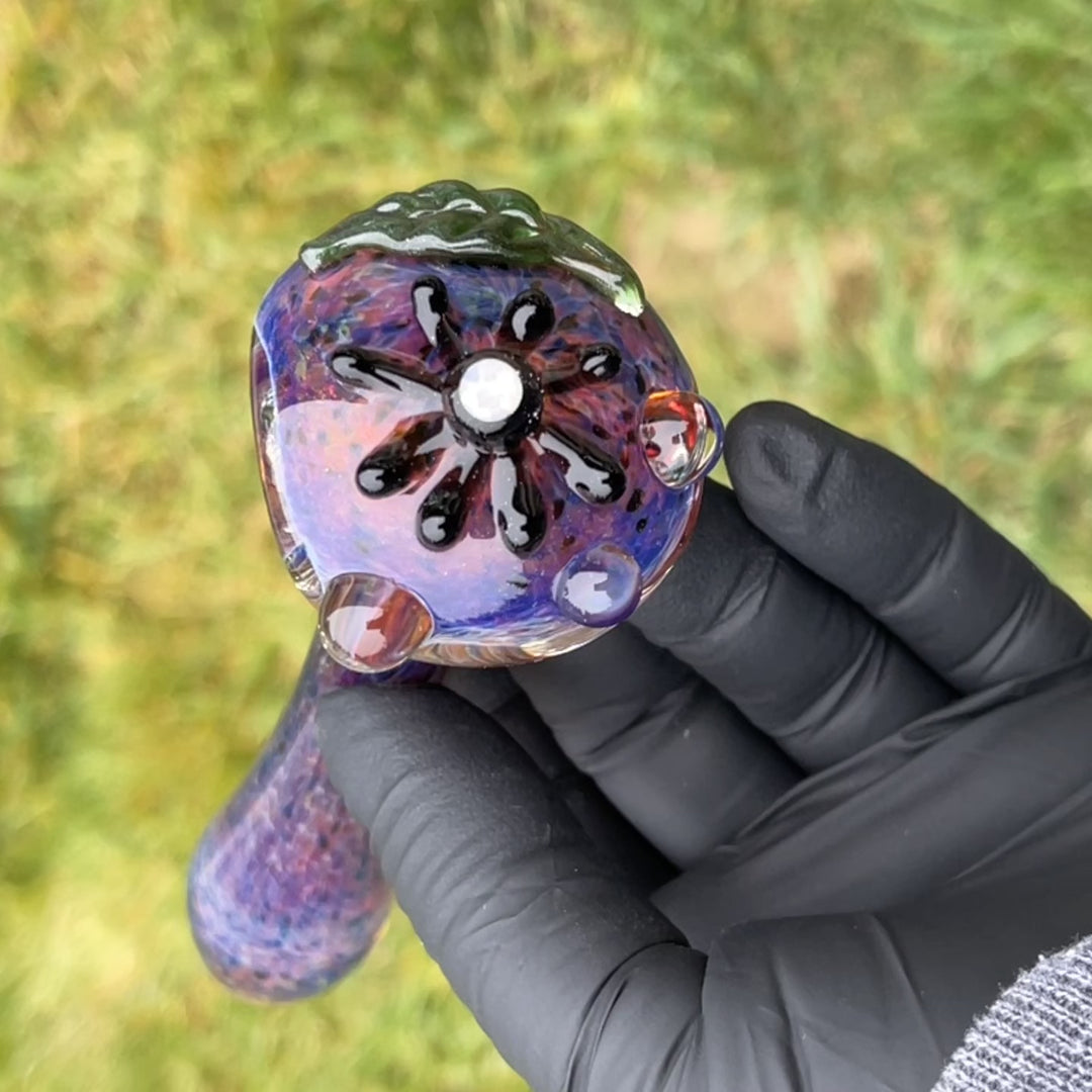 Purple Magic Opal Marble Pipe