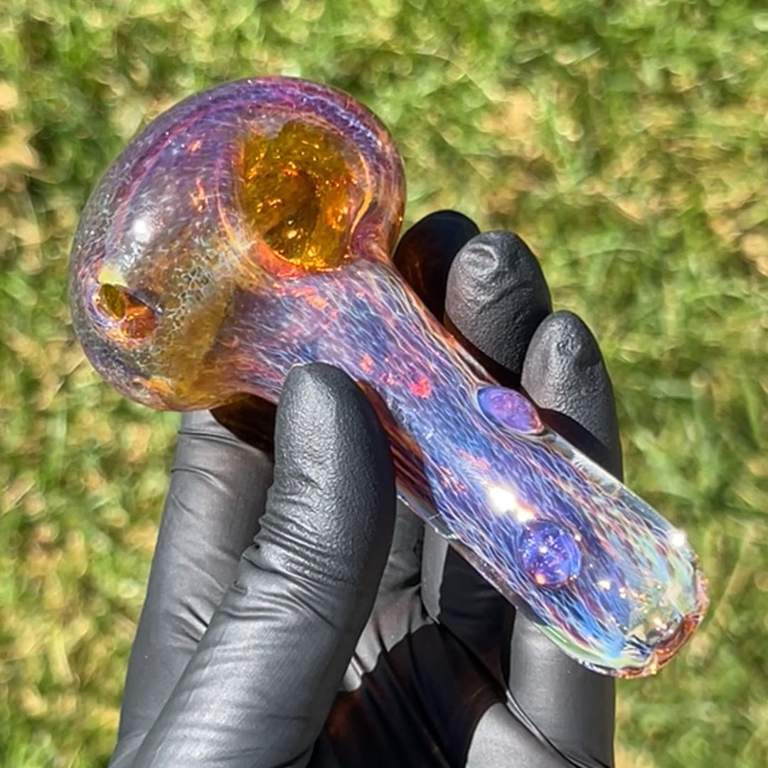 Thick Purple Pipe Glass Pipe Chuck Glass