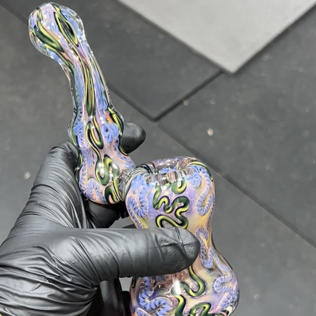 Sherlock Bubbler Glass Pipe Tiny Mike