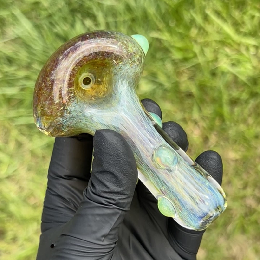 Mystery Aventurine Pipe Glass Pipe Chuck Glass