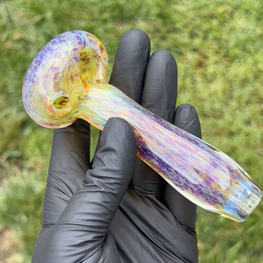 Purple Nebula Star Dust Pipe Glass Pipe Tako Glass