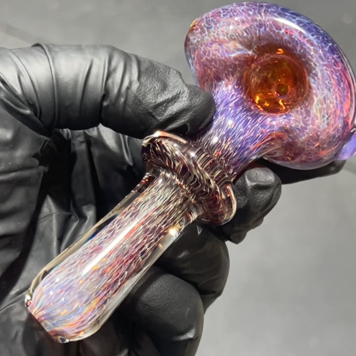 Thick Purple Pipe Glass Pipe Chuck Glass