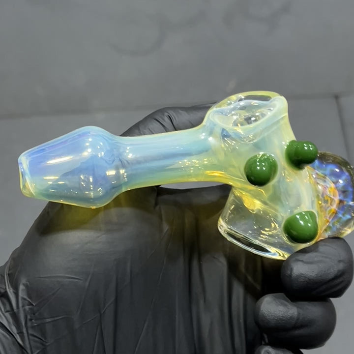 Fumed Honeycomb Hammer Glass Pipe Catfish Glass