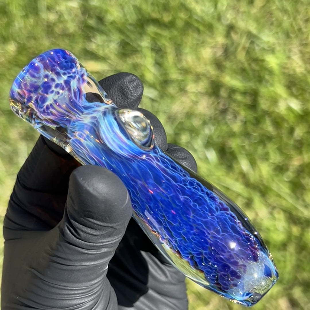 Purple Nebula Chillum Glass Pipe Tako Glass