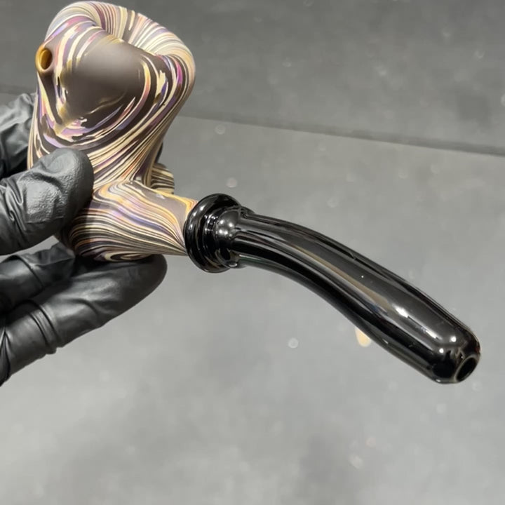 The Dwarf Woodgrain Pipe Glass Pipe Wazoo Glass