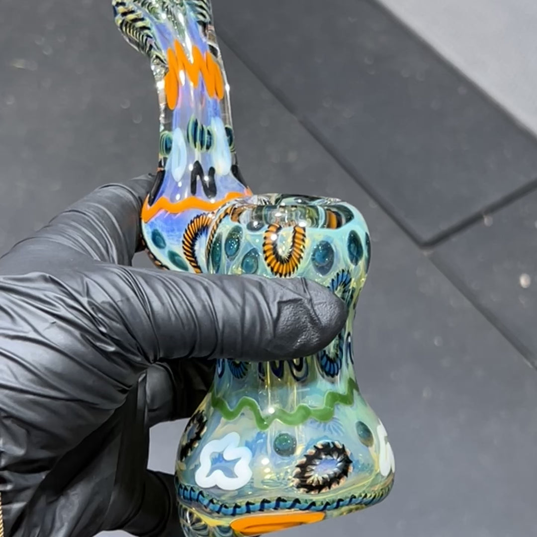 Sherlock Bubbler Glass Pipe Tiny Mike