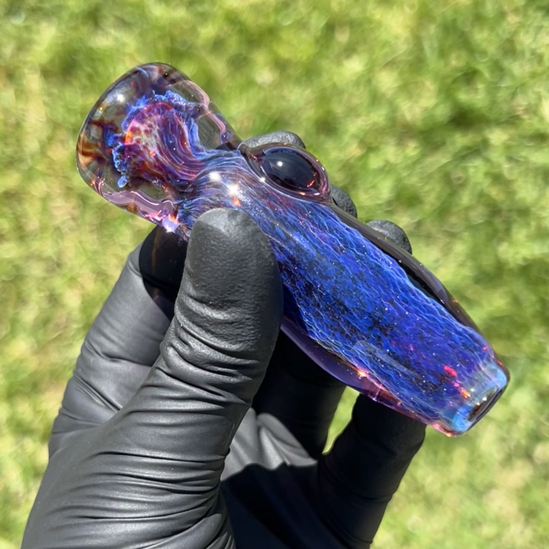 Purple Plasma Chillum Glass Pipe Tako Glass