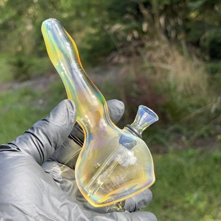 5" Silver Fumed Mini Bong