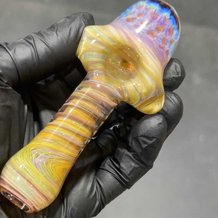 Sandstorm Alien Brain Honeycomb Pipe Glass Pipe Plug a Nug