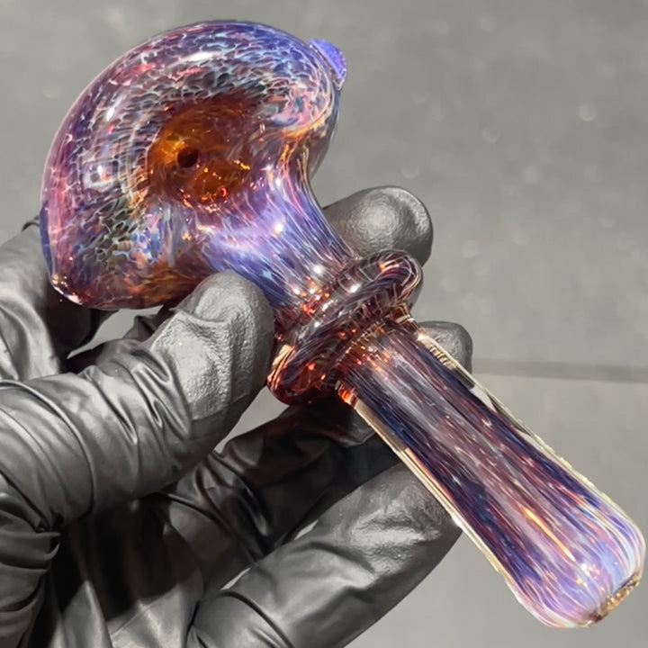 Thick Purple Pipe Glass Pipe Chuck Glass