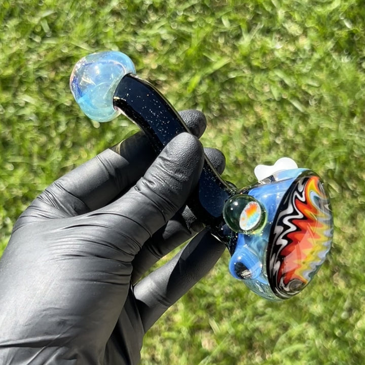 Fluffy Cloud Pipe Glass Pipe Cajun Glass