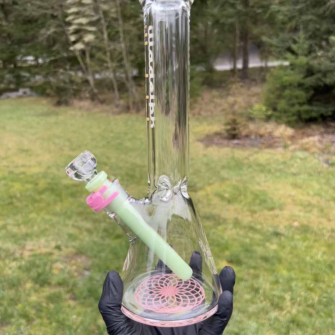 Illadelph Guava Mini Beaker Bong Glass Pipe Illadelph Glass