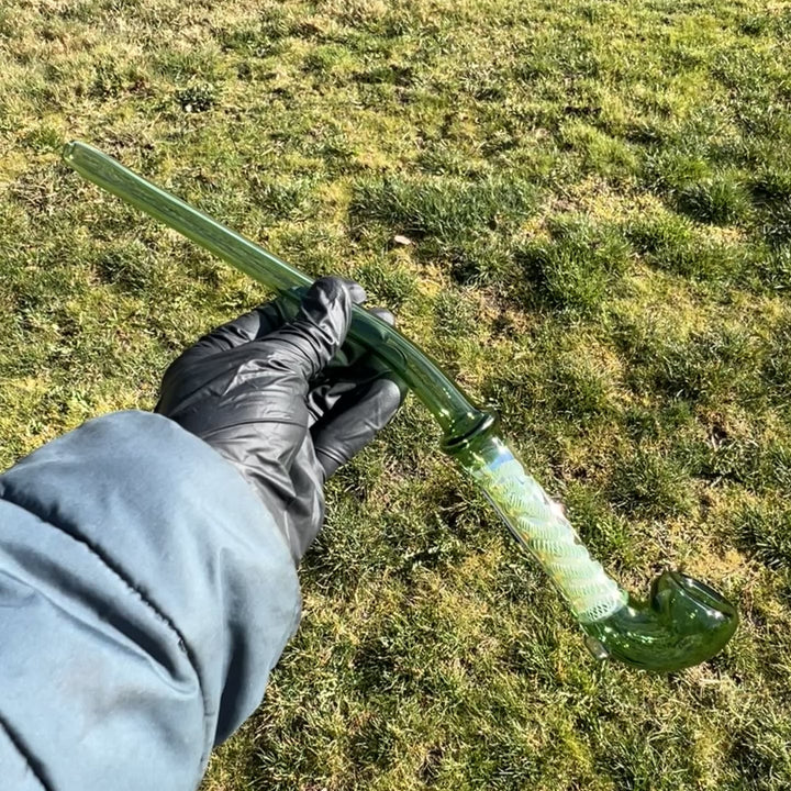 Green Dragon Gandalf Glass Pipe TG